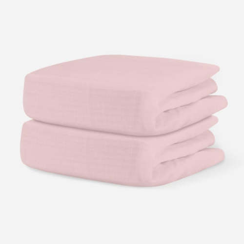 Breathable, Organic Cotton Sheets (2-pack) Pink