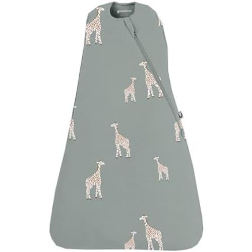 GUNAMUNA Swaddle Wrap for Newborns – Arms In or Out, Easy Diaper Changes with WONDERZiP, Soft Sleep Sack, 2.5 TOG