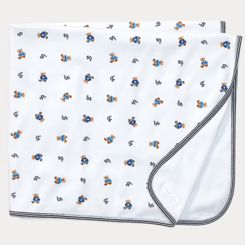 Polo Bear Cotton Blanket