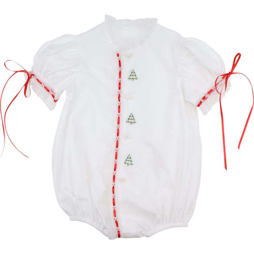 Embroidered Christmas Tree Heirloom Bubble