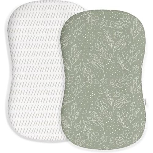 Baby Lounger Cover 2 Pack, Infant Lounger Cover, Sage Trail