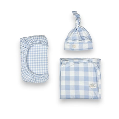 Sunday Picnic, Dusty Blue - Bamboo Newborn Nest – A Newborn Nest