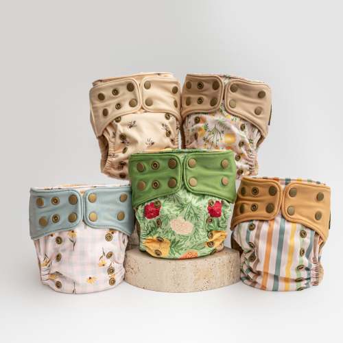 Wild Flowers Renew One Size Value Bundle – Kinder Cloth Diaper Co.