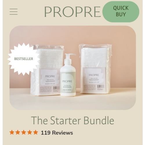 The Starter Bundle – Propre Baby