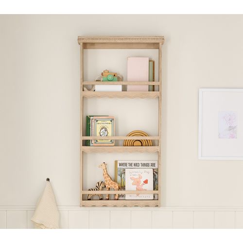 Marlowe Tiered Wood Book Rack 40"x21" | Pottery Barn Kids