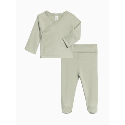 Kimono wrap top and pant set