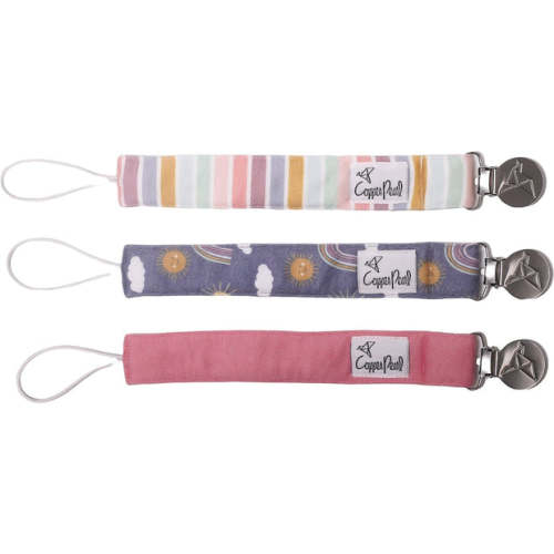 Copper Pearl Binky Clips | Eden – The Baby's Crib