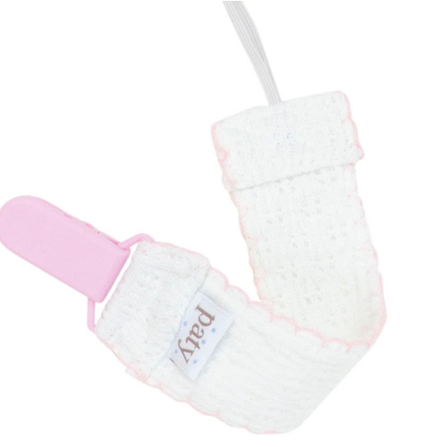 Paty Knit Pacifier Clip