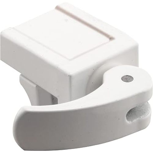 Prime-Line U 9809 Sliding Window Lock for Vinyl Windows – Easy Installation to Keep Windows Securely Closed – Diecast Construction, White (2 Pack)