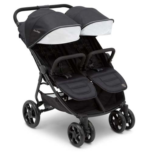 Destination Ultralight Side-by-Side Double Stroller - Midnight Black