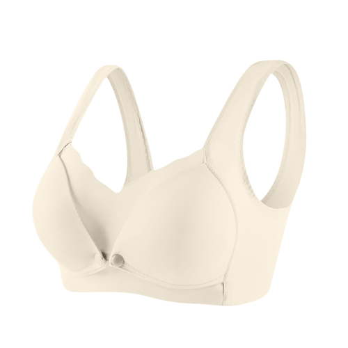 Tumotour Front Open Bras For Women Breastfeeding Cotton Pre Opening Button Breast Feeding Polyamide Lactation Bra Maternity Sleep Bras No Underwire Snap Front Closure Comfort Lace Trim Bras