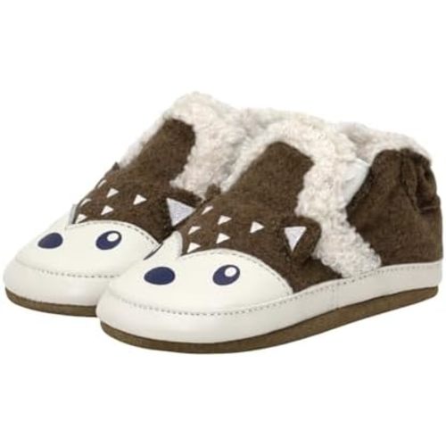 Robeez Baby Boys and Unisex Soft Soles Slip-Resistant Crib Shoes Slippers Moccasins for Infant and Toddler, 0-24 Months