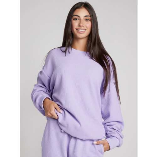 Waffle Lounge Long Sleeve | Waffle Knit Long Sleeve Shirt | Comfrt