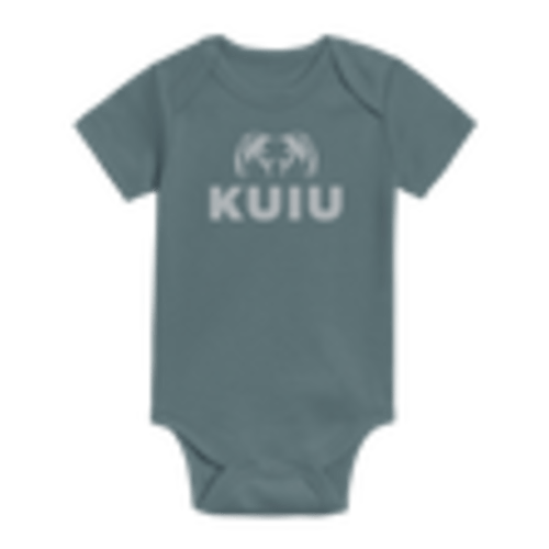 KUIU Stacked Logo Baby One-Piece | Harbor