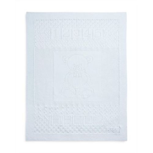 Ralph Lauren Unisex Pointelle Knit Organic Cotton Blanket - Baby