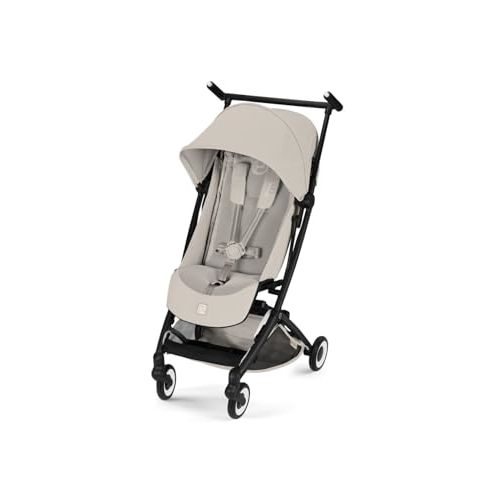 Cybex Libelle Lightweight Travel Stroller for Baby & Toddler - Dune Grey | Compact & Foldable Travel Stroller for Airplane / Car, Light, Carry On Compliant, for Infant to Toddler, 6 Months-4 Years Old