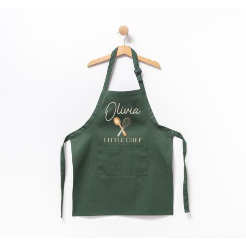 Personalized Kids Apron, Toddler Apron, Customized Apron, Little Chef, Cooking Apron, Kids Apron, Kitchen Apron, Custom Apron, Child Aprons