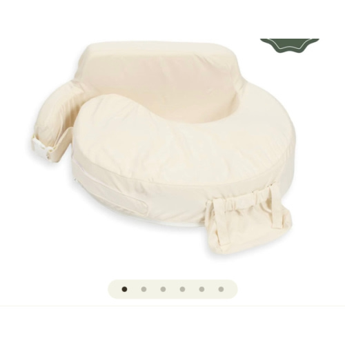 Super Deluxe Oat Nursing Pillow with 100% Organic Cotton Cover