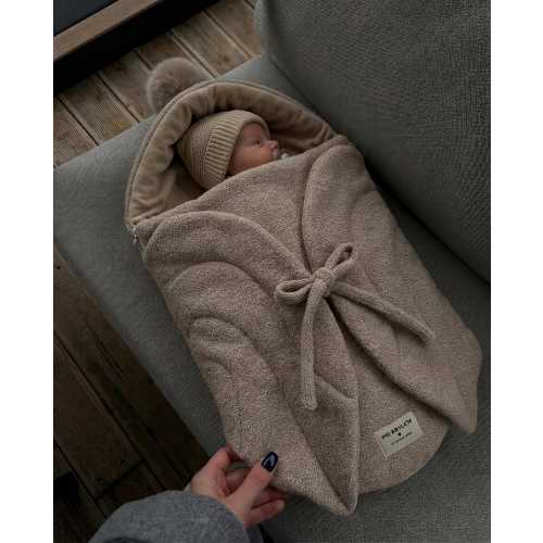 Baby Stroller Envelope Blanket, Newborn Wrap for Fall & Winter, Warm Pram Blanket, Baby Shower Gift, Coming Home Outfit