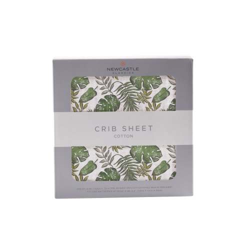 Tropical Forest Cotton Muslin Crib Sheet