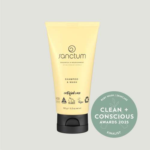 BABY SHAMPOO & WASH WITH CERTIFIED ORGANIC ALOE VERA