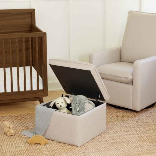 Cali Storage Ottoman in Eco Fabric | Babyletto