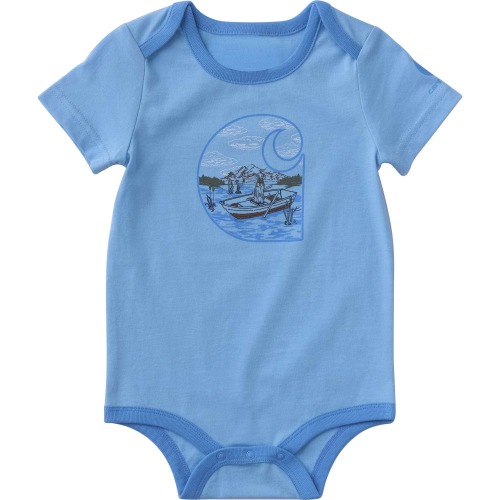 Boys' Short Sleeve Fishing Bodysuit (Baby)