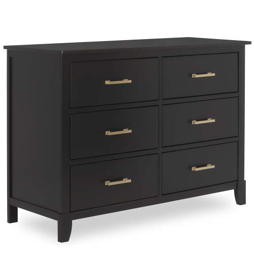 Dream On Me Cleo Dresser, Black/Gold
