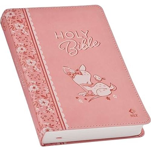NLT Keepsake Holy Bible for Baby Girls Baptism Easter, New Living Translation, Pink (NLT Baby Keepsake Editions)