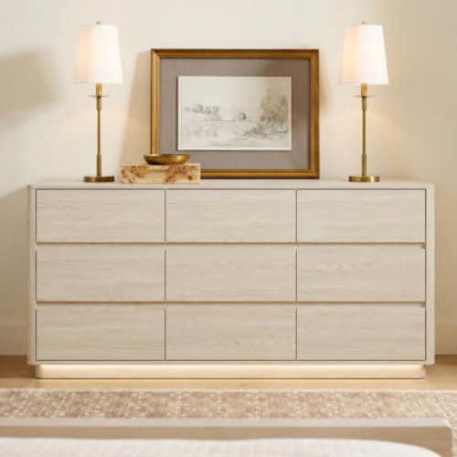 Monterrey 63" W 9-Drawer Triple Dresser For Bedroom | Wayfair
