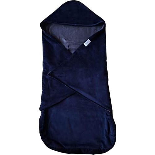 Car Seat Blankets for Babies Winter - Stroller Footmuff Carseat Cover Baby 5 Point Harness - Swaddle Bunting Bag (Cord Blue)