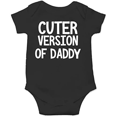 CBTwear Cuter Version of Daddy - Baby Clothes - Funny Newborn Bodysuit Outfits for Boys and Girls
