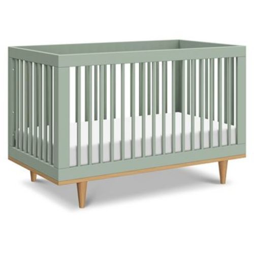 daVinci Marley 3-in-1 Convertible Crib - Light Sage and Honey