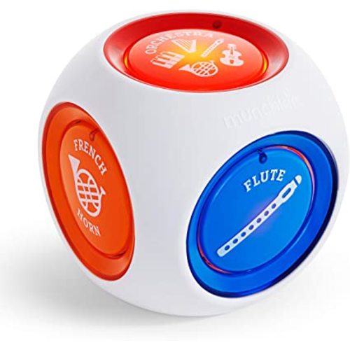 Munchkin Mozart Magic Cube Music Toy for Baby and Toddler - Includes 5 Instrument Sounds, 8 Mozart Songs and Lights