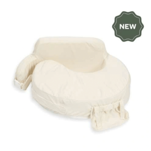 Super Deluxe Oat Nursing Pillow with 100% Organic Cotton Cover
