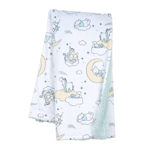 Lambs & Ivy Disney Baby Cozy Friends Winnie The Pooh Fleece Baby Blanket