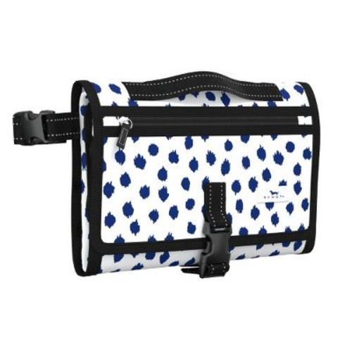 SCOUT Portable Travel Diaper Changing Mat– Wipeable Coated Cotton, Compact, All-in-One Changing Station