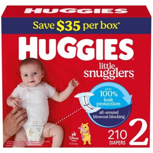 Huggies Little Snugglers Baby Diapers, Sizes Newborn-2 - Samsclub.com
