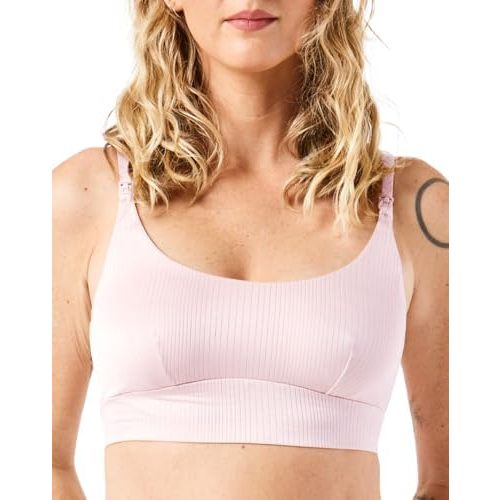 Bodily Everything Bra - Wireless Nursing Bras for Breastfeeding, Soft Stretchy Maternity Sleep Bra with Clip Down Access