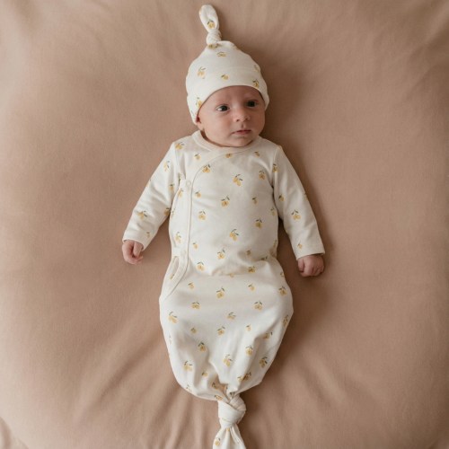 Organic Kimono Knotted Sleep Gown