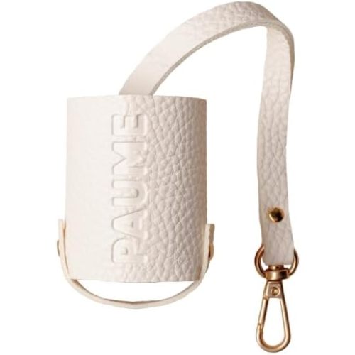 PAUME The Voyager Pouch, Vegan Leather Travel Bottle Holder, Clips to Backpack, Diaper Bags Or Strollers, 1 Each