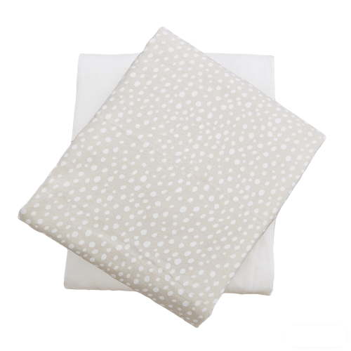 George Baby Neutral Organic Cotton Flannel Crib Sheets (2 Count) - Walmart.ca
