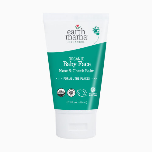 Earth Mama Organic Baby Face Nose & Cheek Balm - 2 Fl Oz