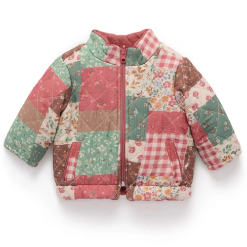 Reversible Quilted Jacket - Purebaby