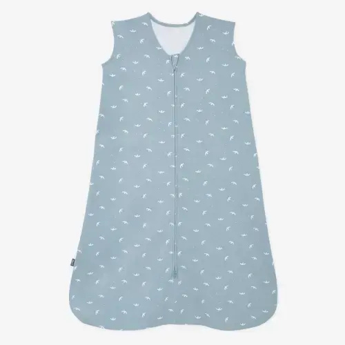 Blue Bird Print Cotton Sleep Sack |Small | HALO