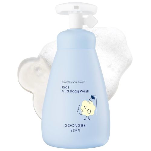 Kids' Mild Body Wash - Korean Kids Body Cleanser - Hydrating & Refreshing Low pH Soft Bubble Foaming with Panthenol and Amino Acids - Allergen Free Scent, 10.1 fl.oz.