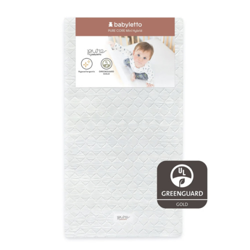 Pure Core Mini Crib Mattress w/ Waterproof Cover – Babyletto