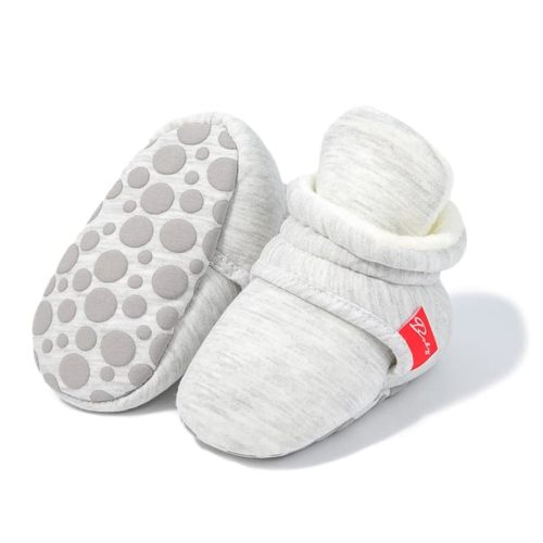 Meckior Newborn Infant Baby Girls Boys Warm Fleece Winter Booties First Walkers Slippers Shoes