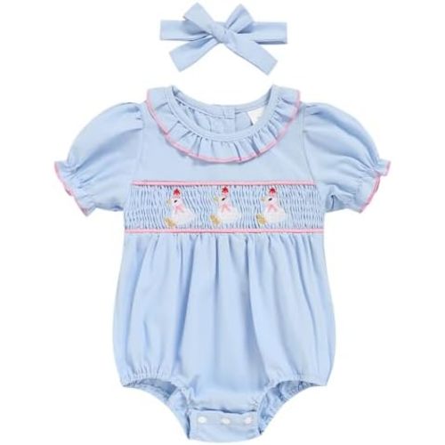 GRNSHTS Baby Girl Romper Newborn Clothes Bodysuit Jumpsuit Baby Girl Clothes Outfit 0-18M