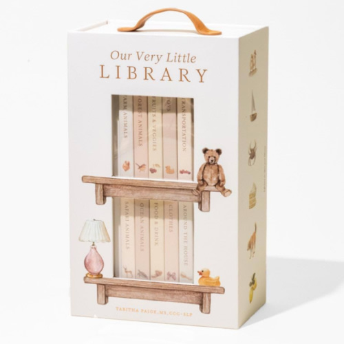 Our Very Little Library Board Book Set: A Foundational Language Vocabulary Board Book Set for Babies (Tabitha Paige Children's Book Series)